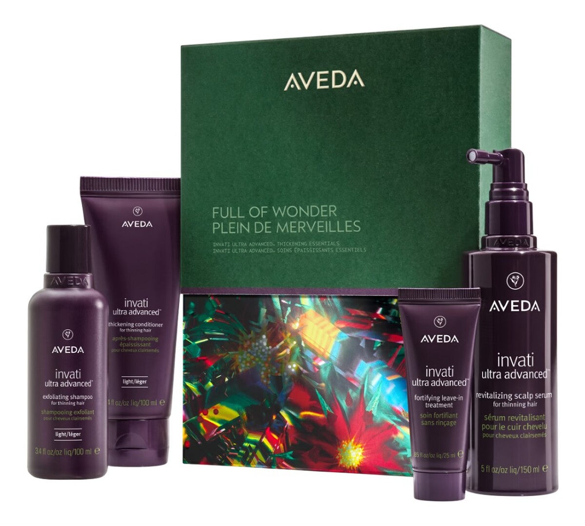 Zestaw szampon do włosów 100ml + odżywka do włosów 100ml + kuracja do włosów 25ml + serum do skóry głowy 150ml