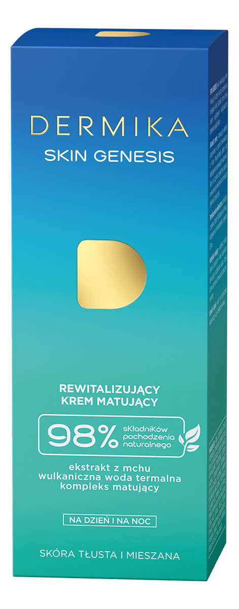 30-40+ Rewitalizujący krem matujący na dzień i na noc skóra tłusta i mieszana