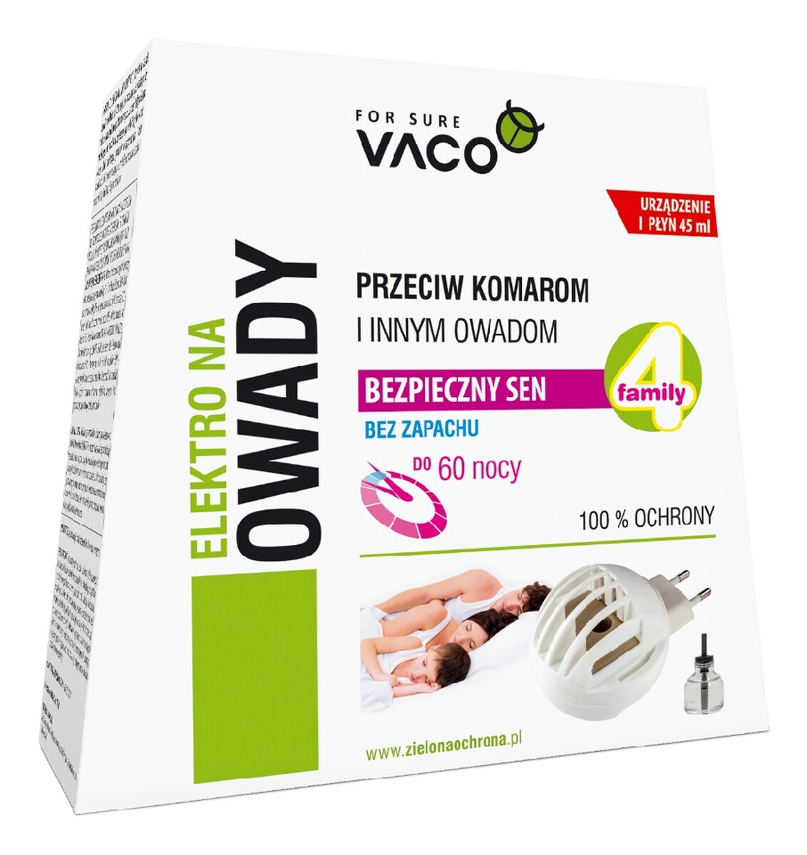 Elektro + płyn uzupełniający na owady bez zapachu 1szt