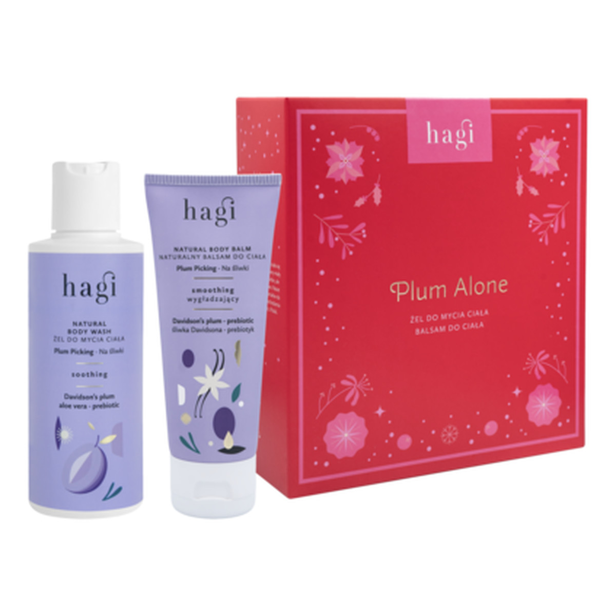 Hagi Plum Alone Balsam do ciała 75ml + żel do mycia ciała 150ml 150ml