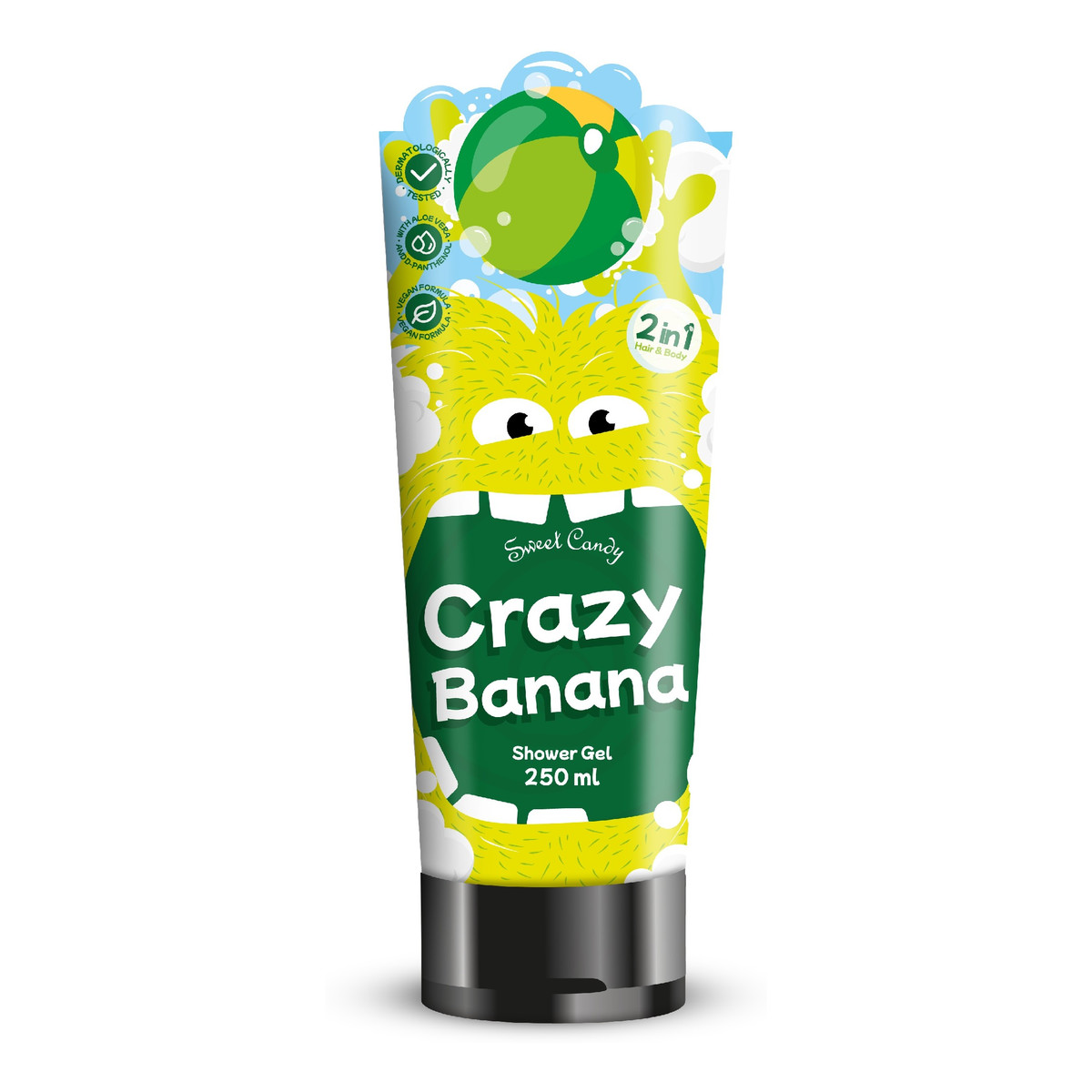 Dramers Sweet Candy Szampon i Żel pod prysznic 2w1-crazy banana 250ml