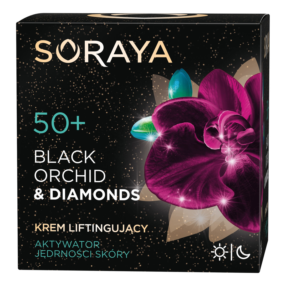 Soraya Black Orchid & Diamonds 50+ Krem liftingujący na dzień i noc 50ml