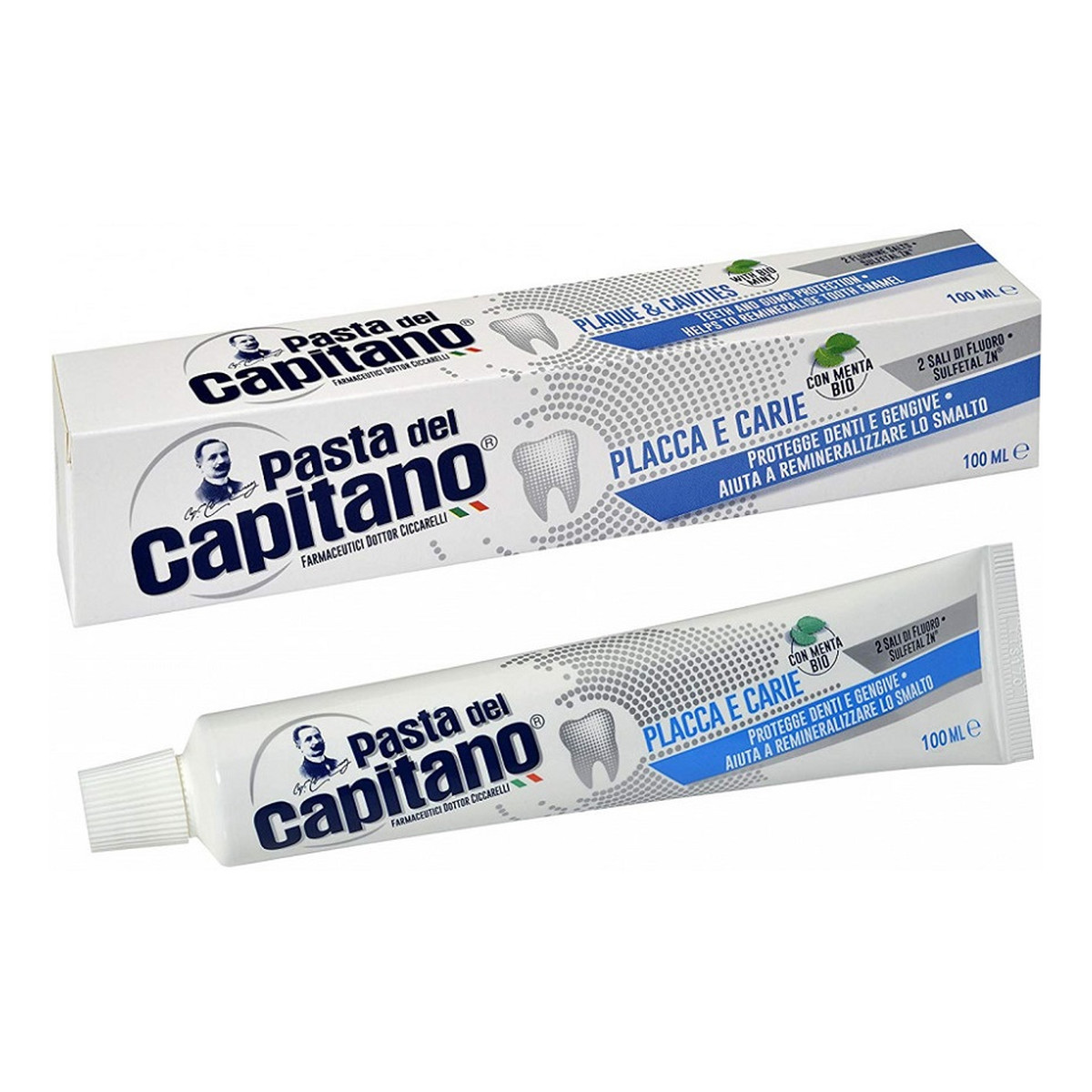 Pasta del Capitano Placca E Carie ochronna pasta do zębów 100ml