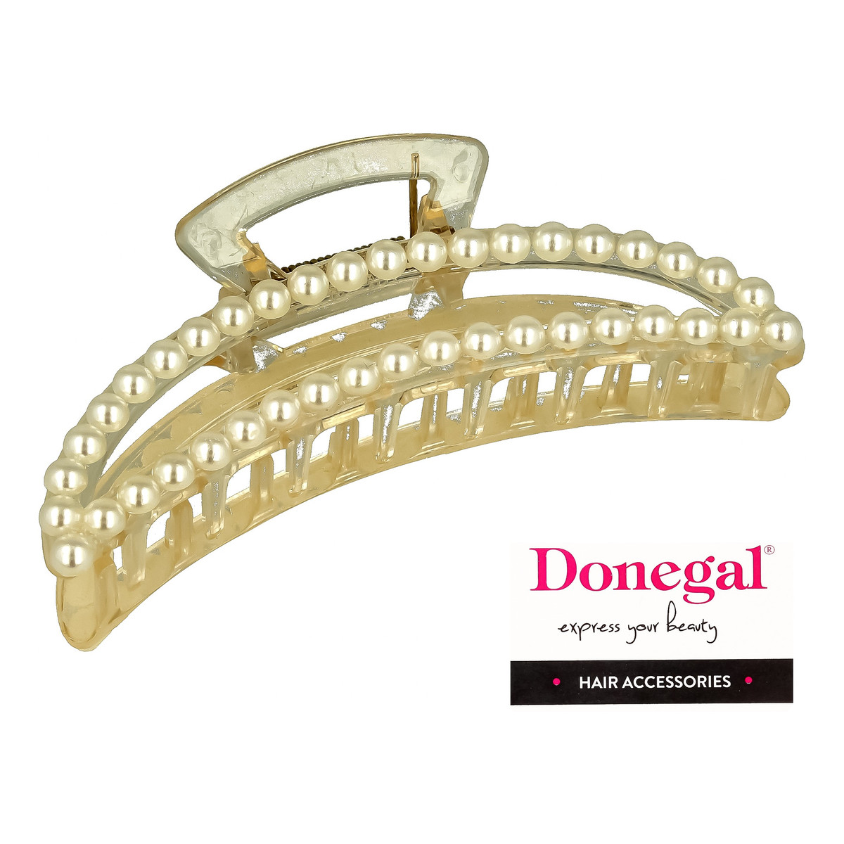 Donegal Ozdoby do włosów-klamra (fa-5755) 1szt