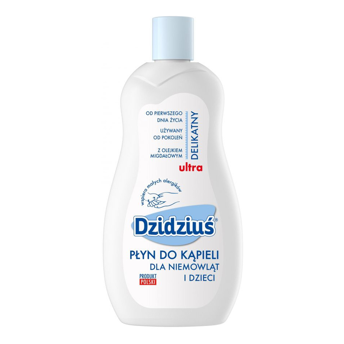 Dzidziuś Junior Hipoalergiczny Płyn Do Kąpieli z Olejkiem Migdałowym dla niemowląt i dzieci 500ml