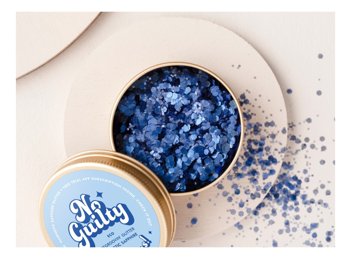 Bio brokat do zdobienia twarzy i ciała magnetic sapphire