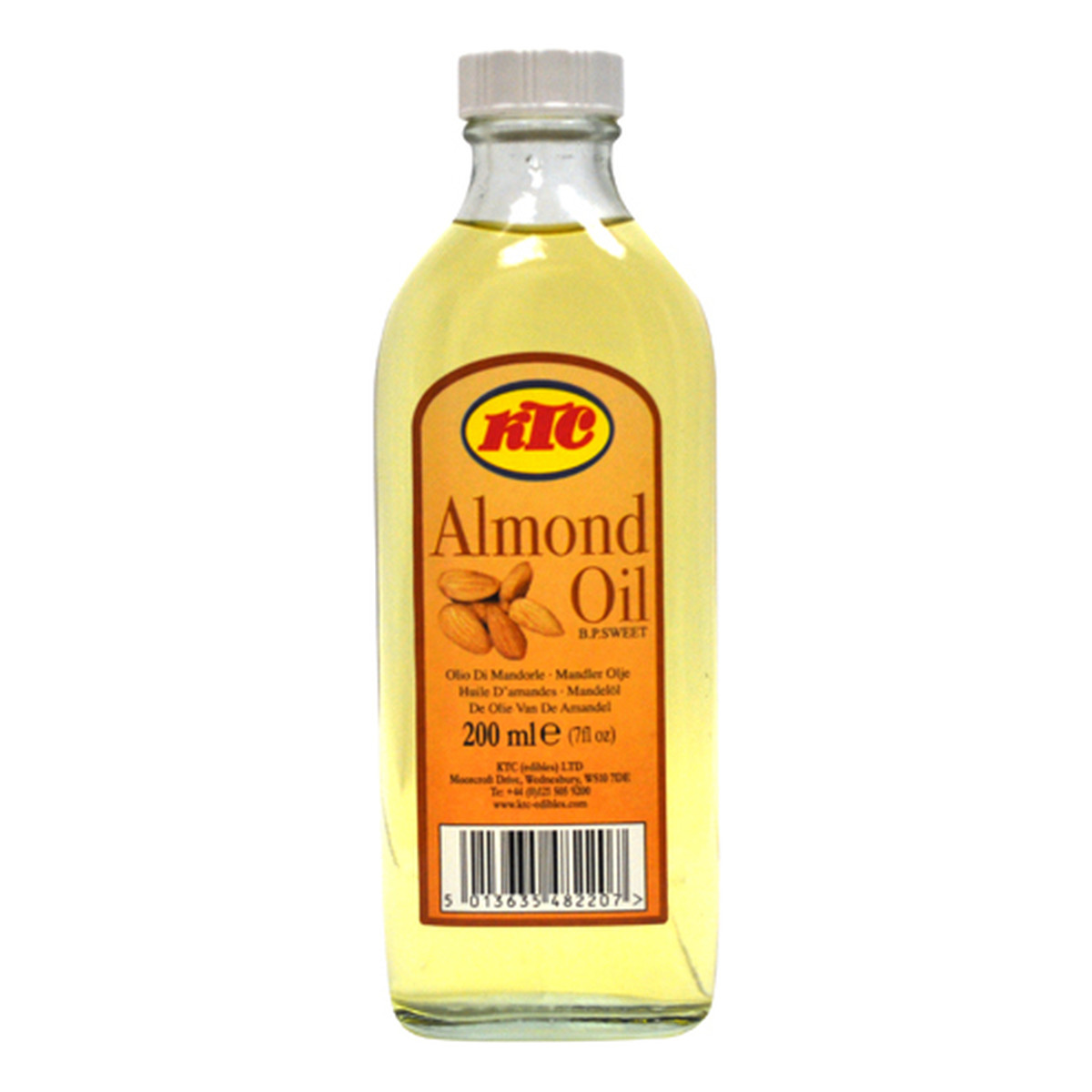 KTC Naturalny Czysty Olej Migdałowy Almond Oil 200ml