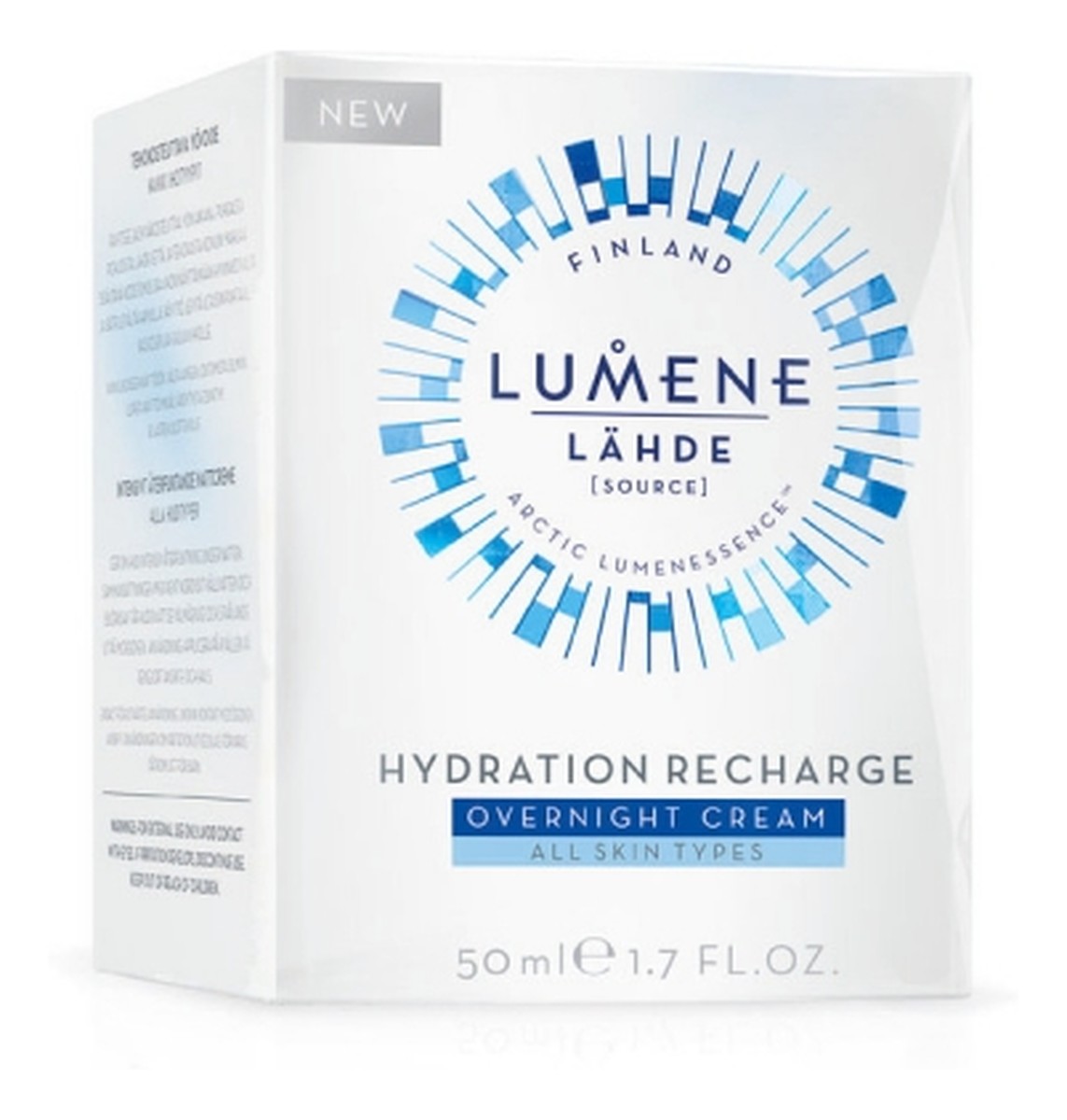 Nordic Hydra Lahde Hydration Recharge Overnight Cream nawadniający krem na noc do twarzy