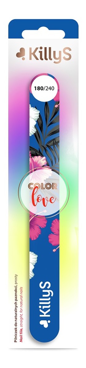 Color love pilnik do paznokci prosty 180/240