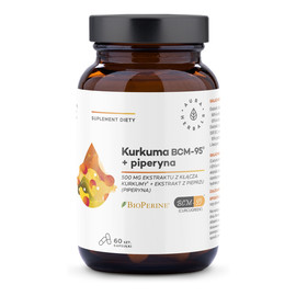 Kurkuma 500 mg BCM-95® + piperyna Suplement diety
