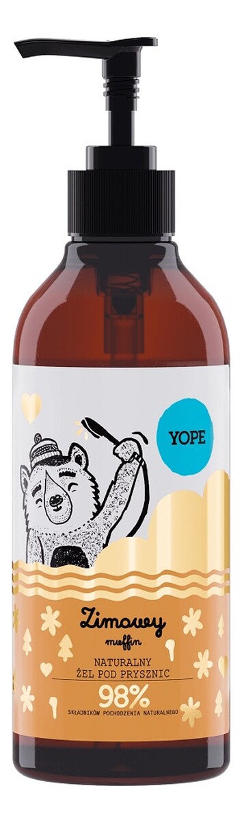 Żel pod prysznic zimowy muffin