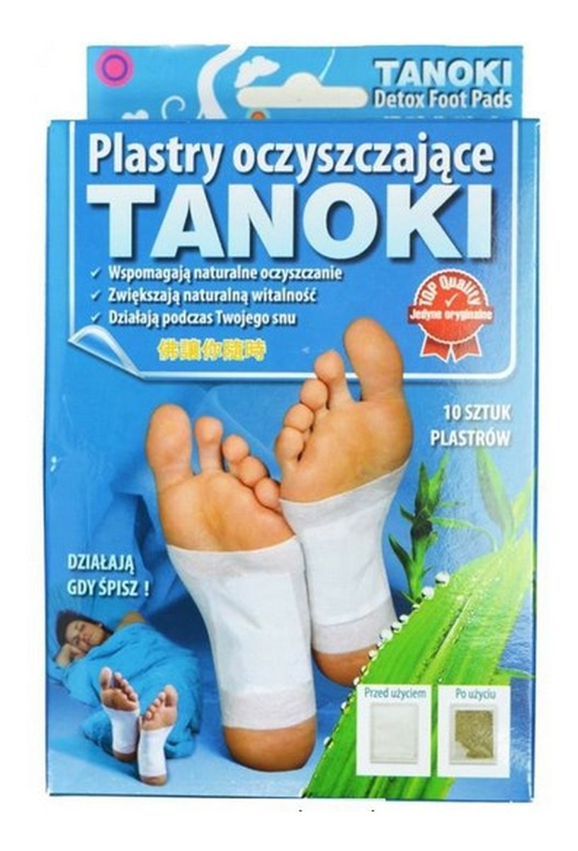 Detox Foot Pads plastry oczyszczające organizm 10szt
