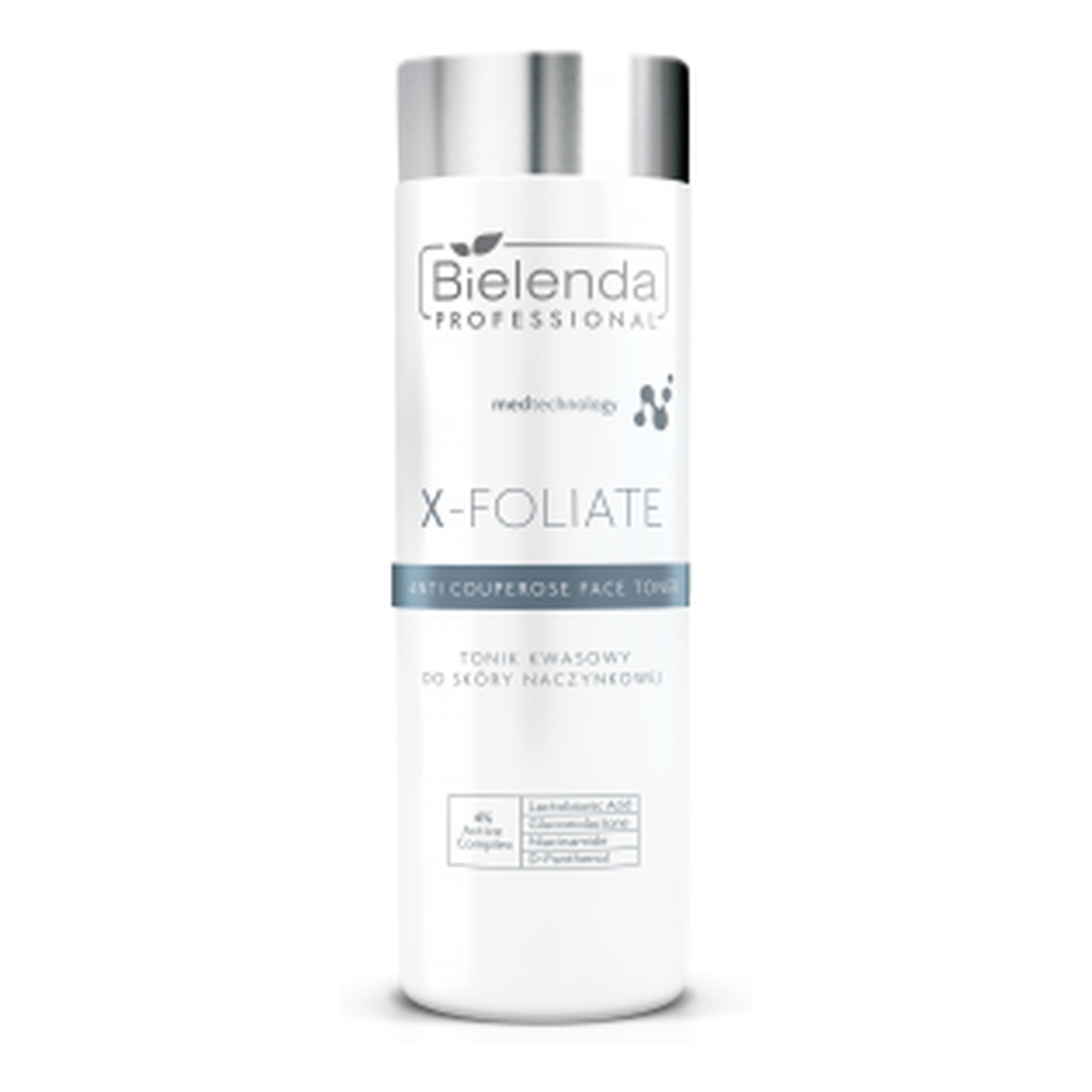 Bielenda Professional X- FOLIATE Anti Couperose Tonik kwasowy do skory naczynkowej 200ml