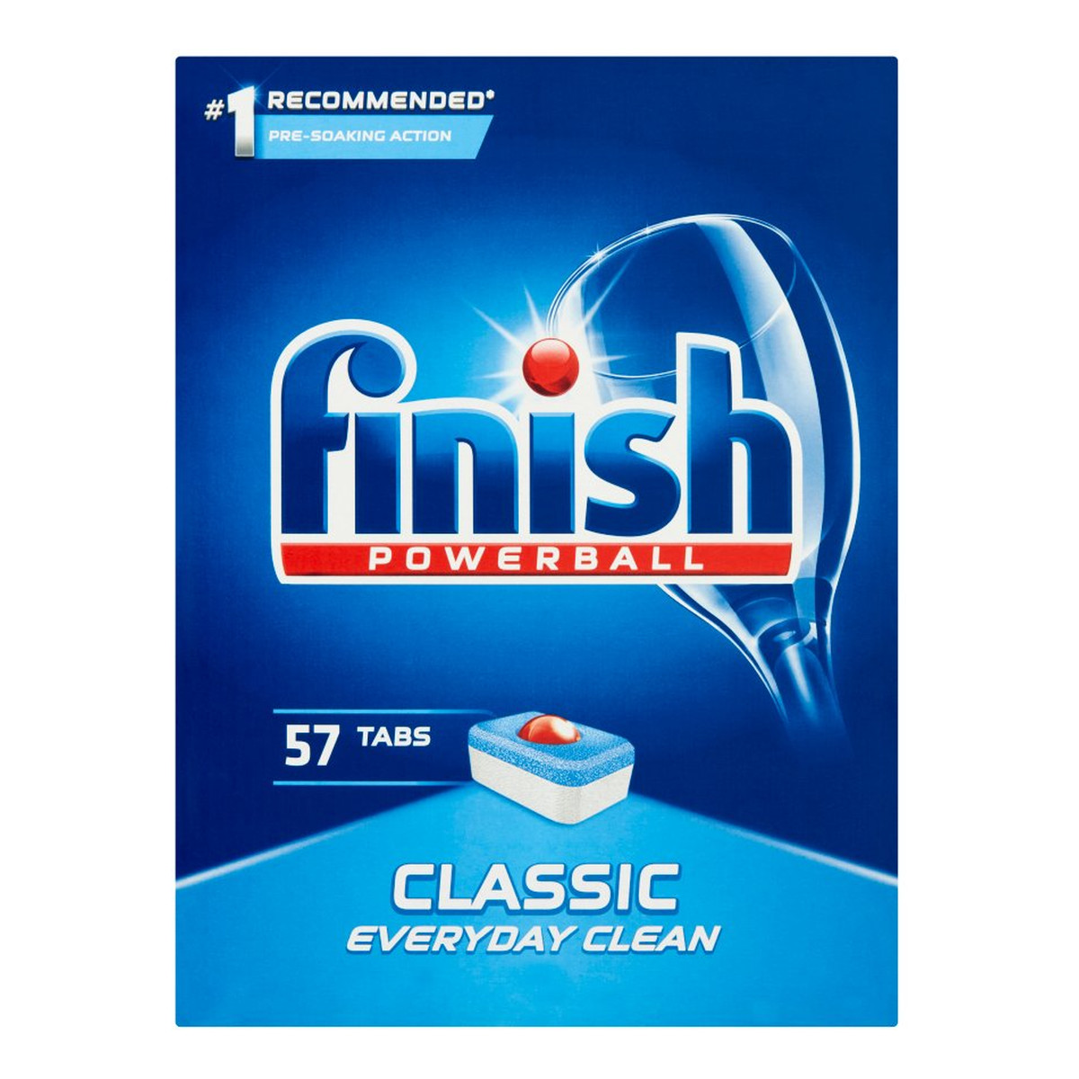 Finish Powerball Classic tabletki do mycia naczyń w zmywarkach 57szt 912g