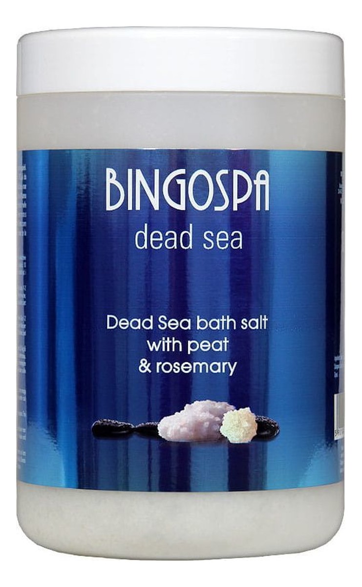 Sól do kąpieli Dead Sea z Morza Martwego z borowiną i rozmarynem