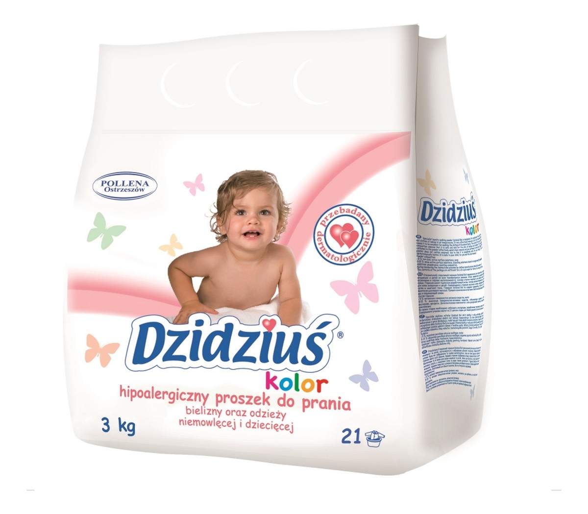 Proszek do prania bielizny i odzieży niemowlęcej Kolor