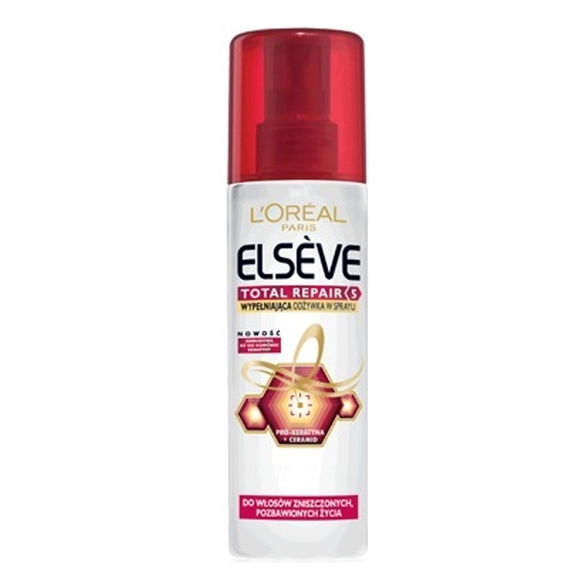 Elseve Total Repair 5 Odżywka Do Włosów Total Repair Spray 200ml