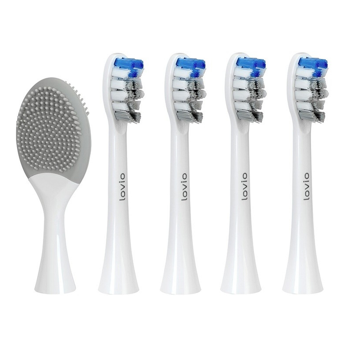 Lovio Sonicprotect pro końcówki do szczoteczki sonicznej średnia twardość białe lvtb124wk-hm 5szt