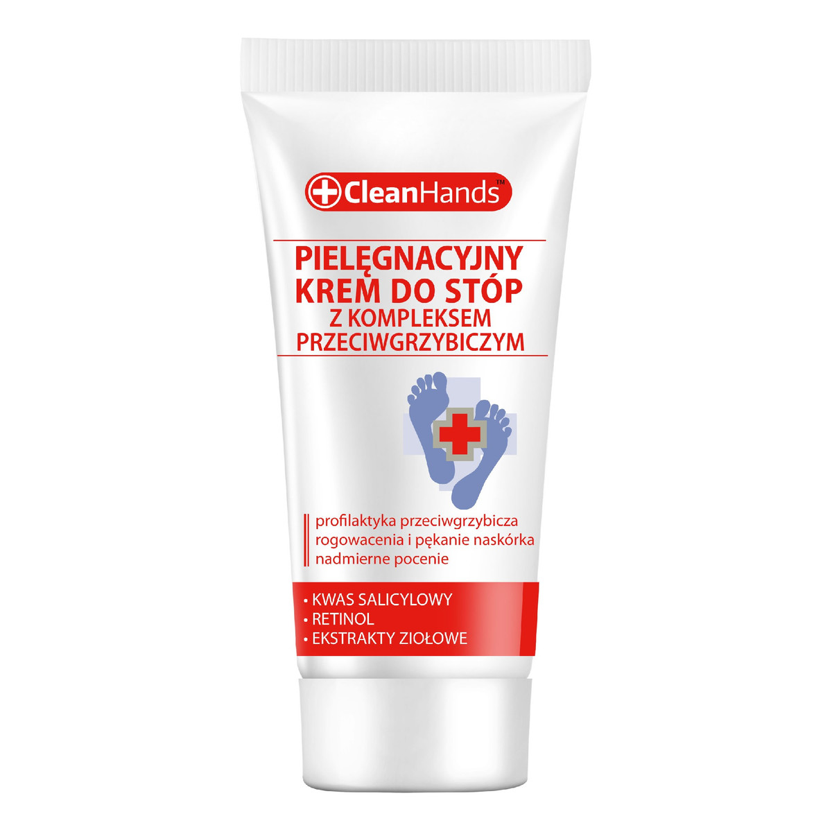 Clean Hands Krem do stóp z kompleksem przeciwgrzybicznym 30ml