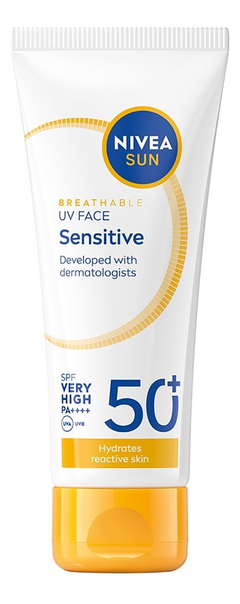 krem do twarzy dla skóry wrażliwej SPF50+