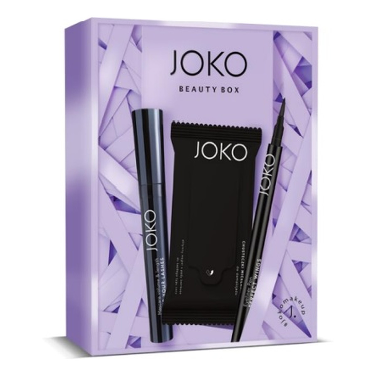 Joko Beauty Box 02 zestaw Pump Your Lashes Mascara + Eyeliner Pen + Micellar Wipes