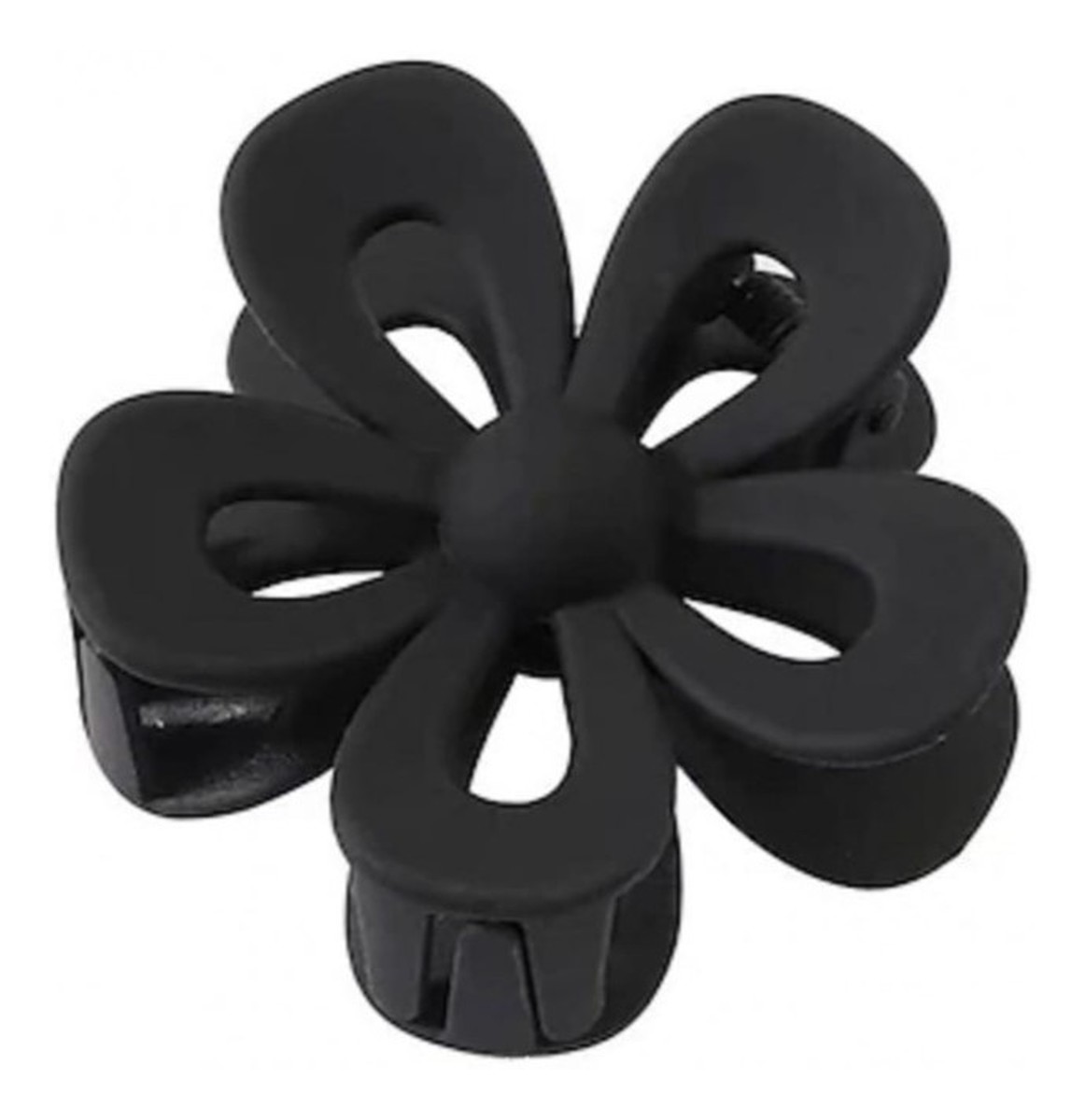 Spinka do włosów klamra kwiat czarna