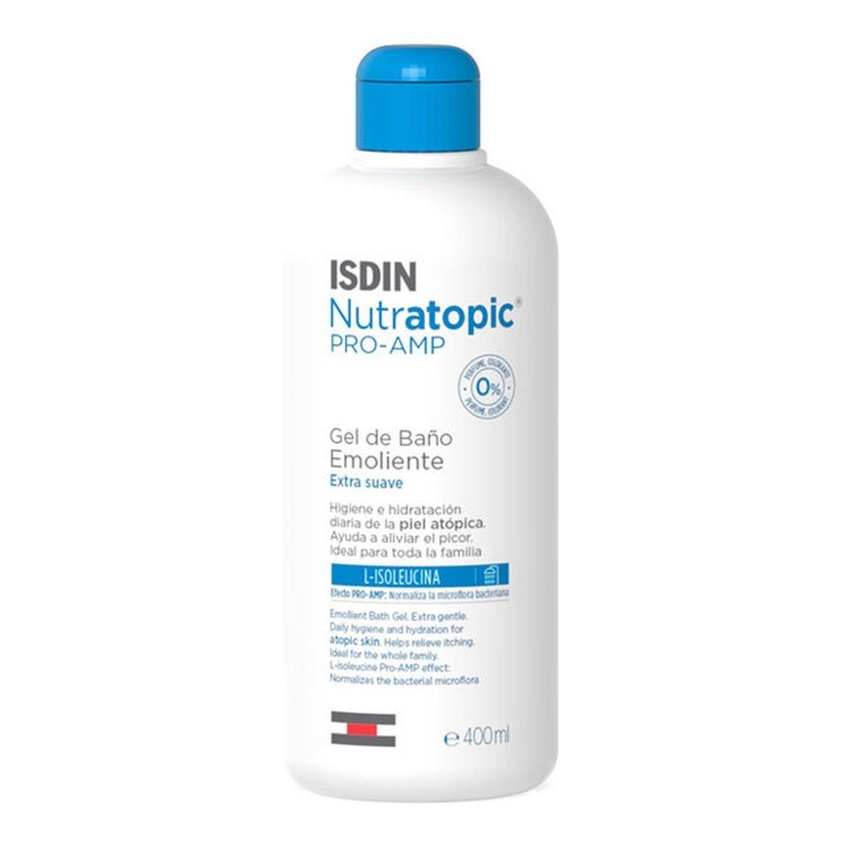 Isdin Nutratopic Pro-AMP Emollient Bath Gel Atopic Skin zmiękczający Żel pod prysznic do skóry atopowej 400ml