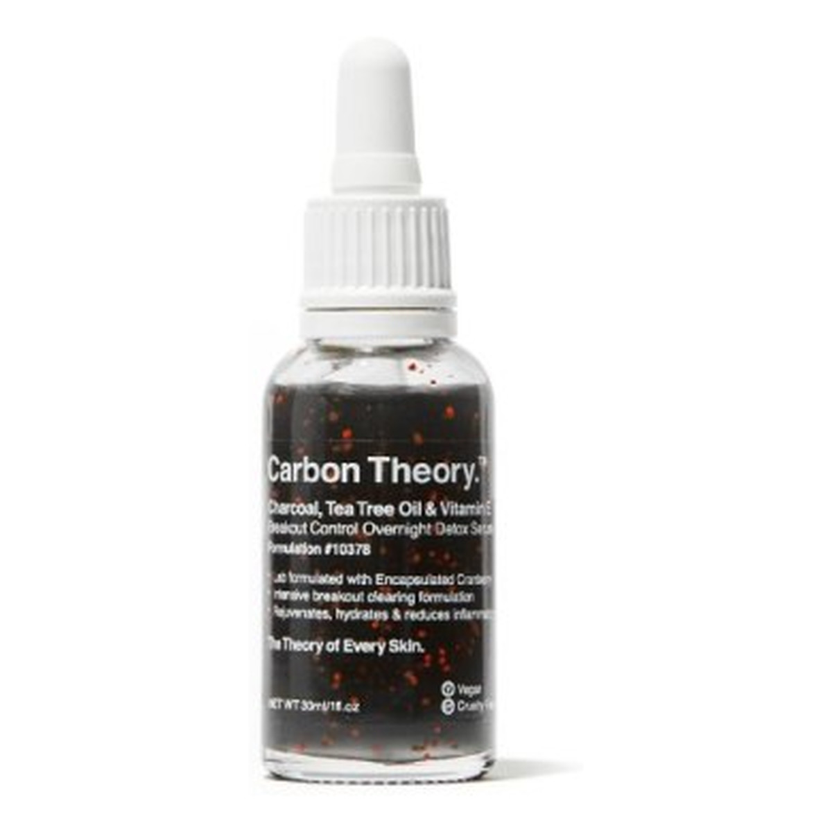 Carbon Theory Charcoal Tea Tree Oil & Vitamin E Detoksykujące serum na noc