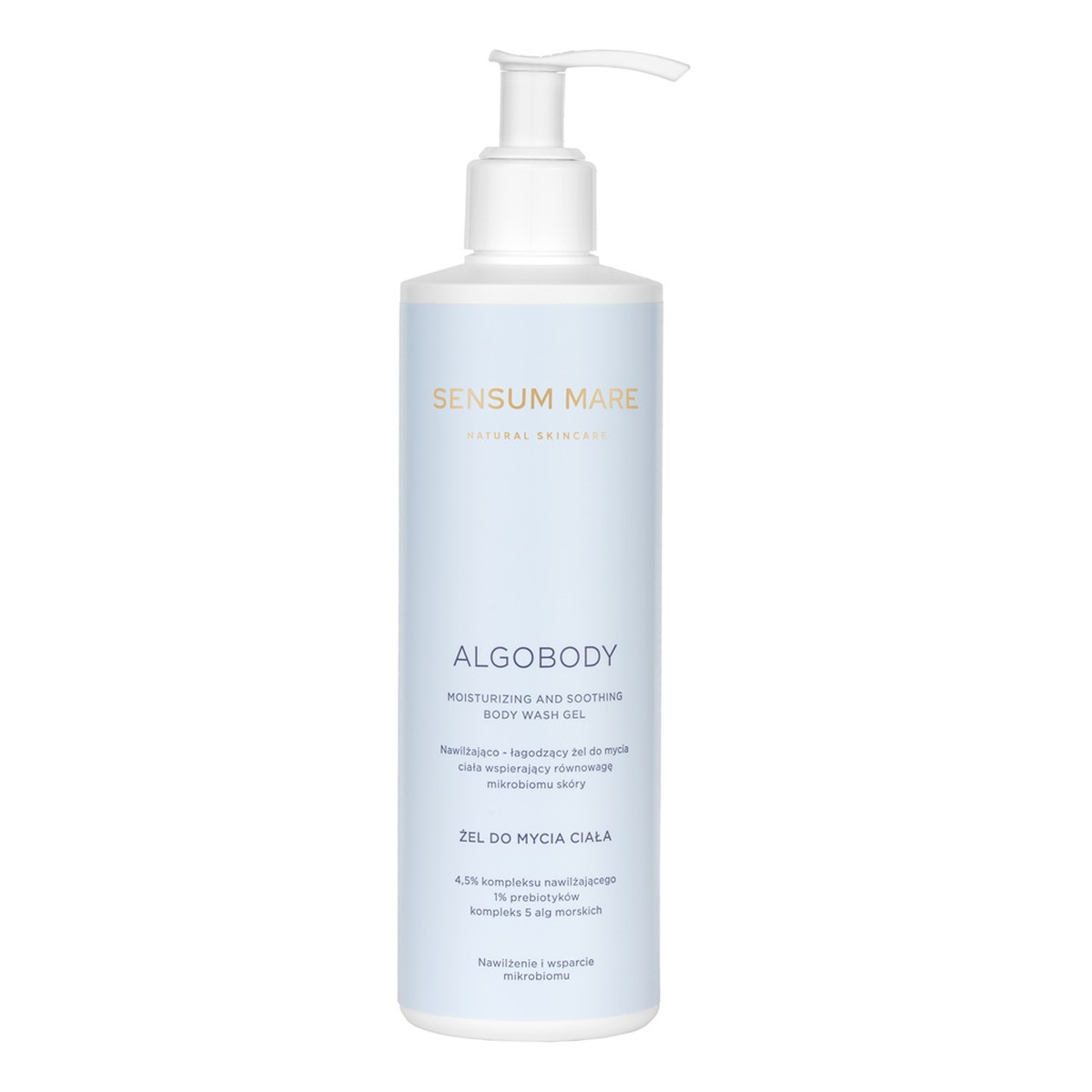 Sensum Mare Algobody nawilżająco-łagodzący Żel do mycia ciała wspierający równowagę mikrobiomu skóry 300ml