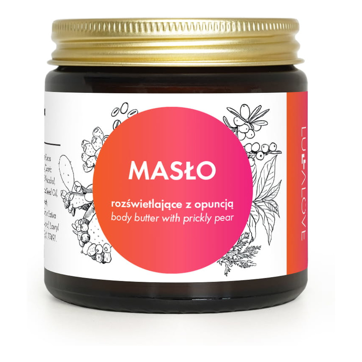 Lullalove Masło rozświetlające z opuncją 120ml