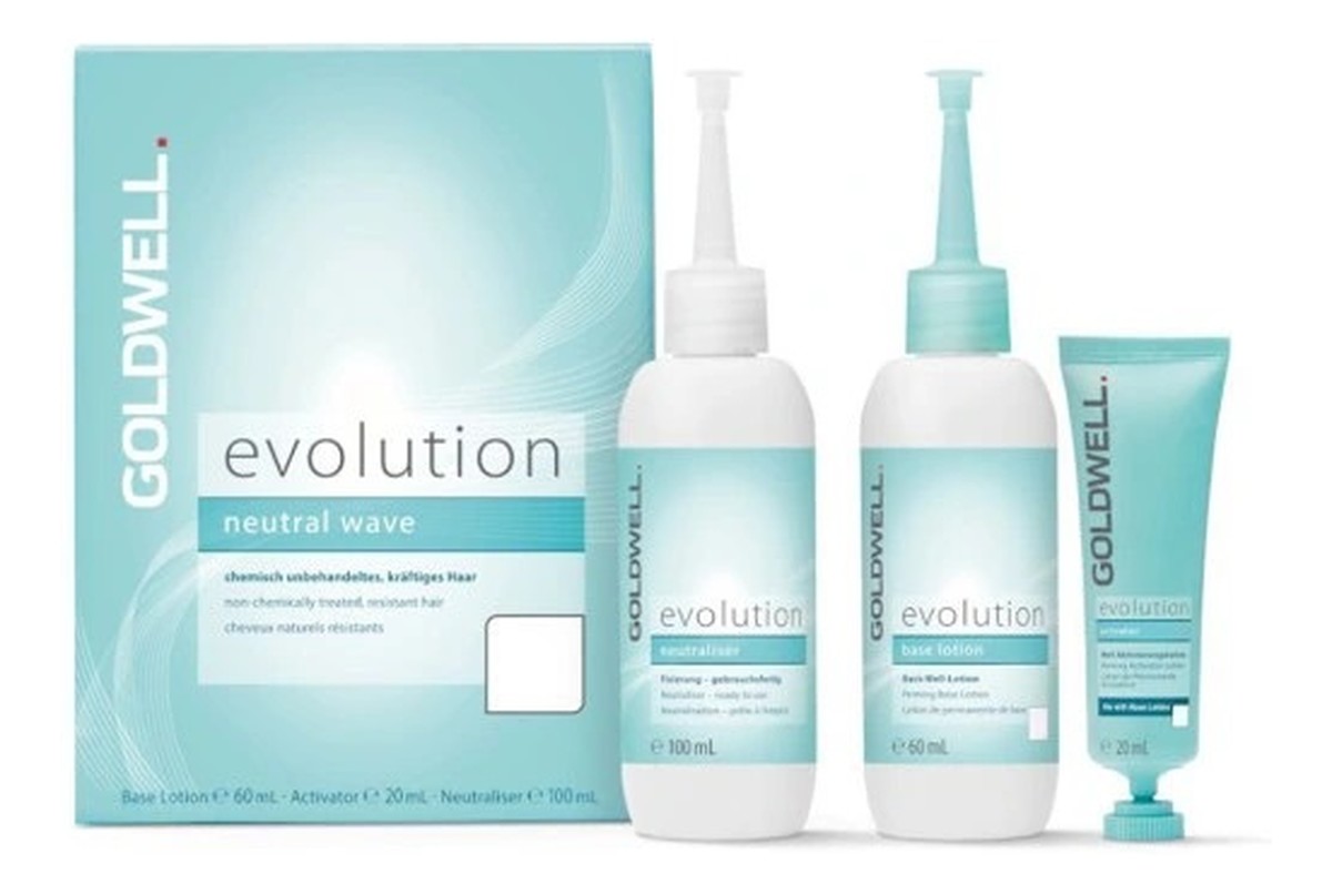 Evolution Natural Wave Typ 0 zestaw do ondulacji lotion bazowy 60ml + lotion aktywujący 100ml + utrwalacz 20ml