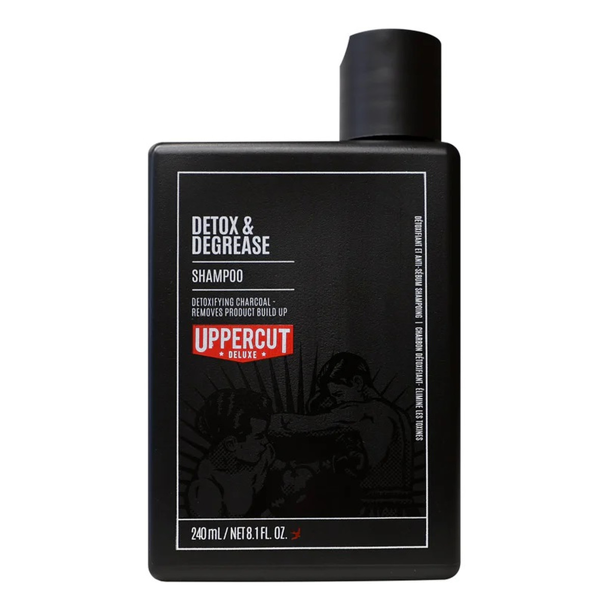 Uppercut Detox degrease shampoo głęboko oczyszczający szampon do włosów 240ml