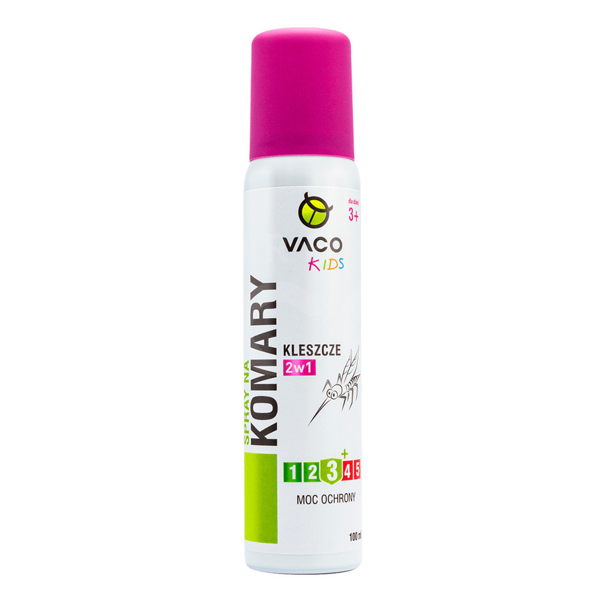 Vaco Kids spray na komary i kleszcze dla dzieci od 3 Roku Życia 100ml