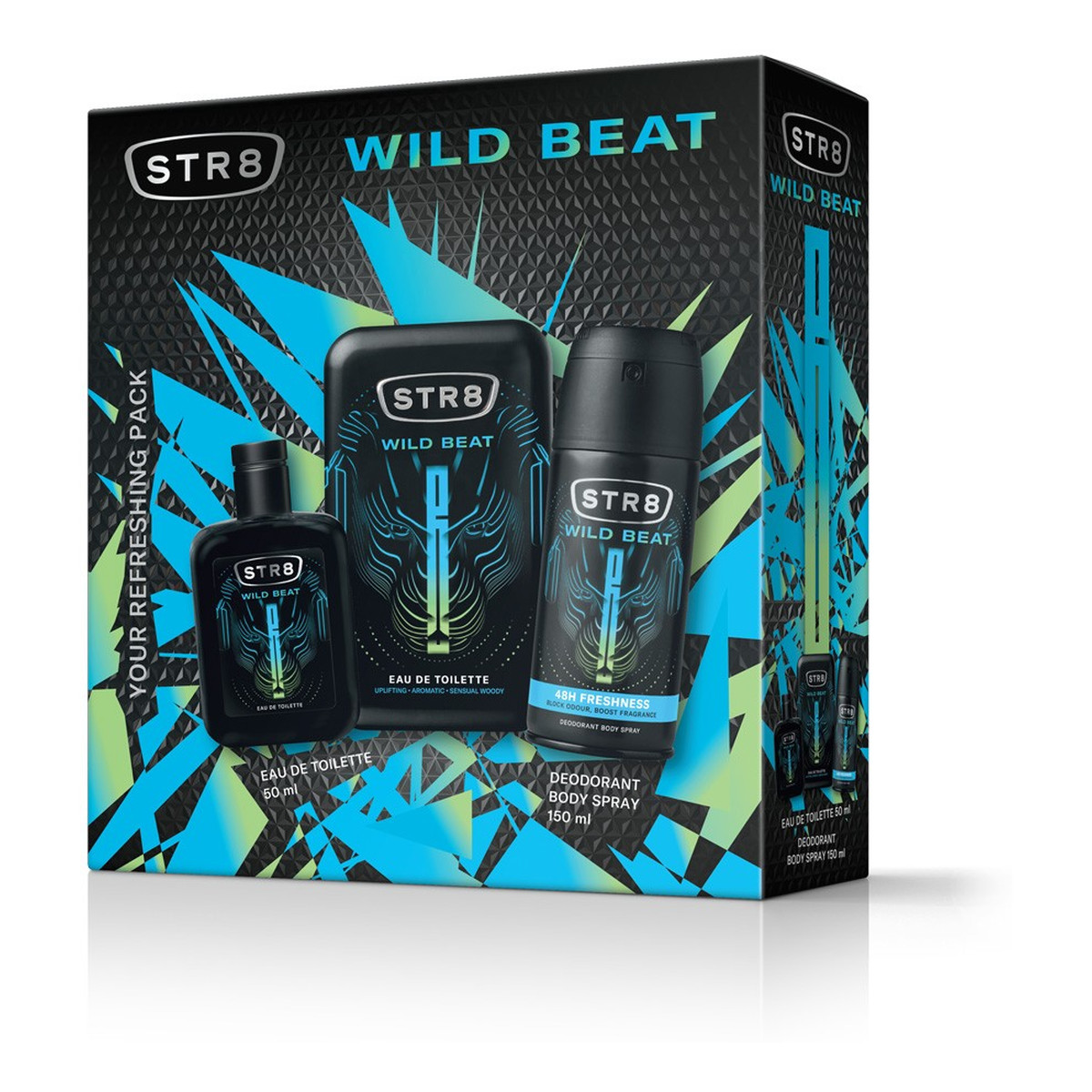 Sarantis Sar str8 zś25 edt50+deo150 wild beat
