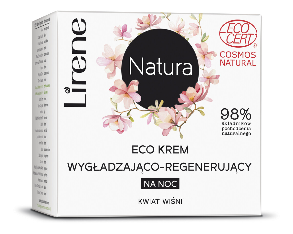 ECO KREM WYGŁADZAJĄCO-REGENERUJĄCY NA NOC KWIAT WIŚNI