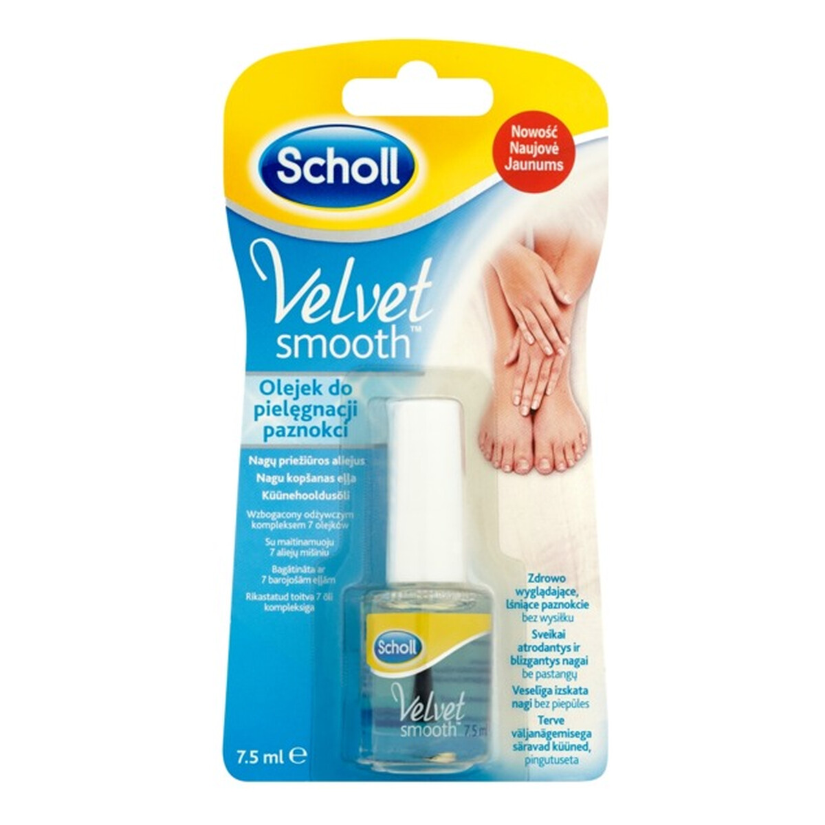 Scholl Velvet Smooth Oliwka do pielęgnacji paznokci