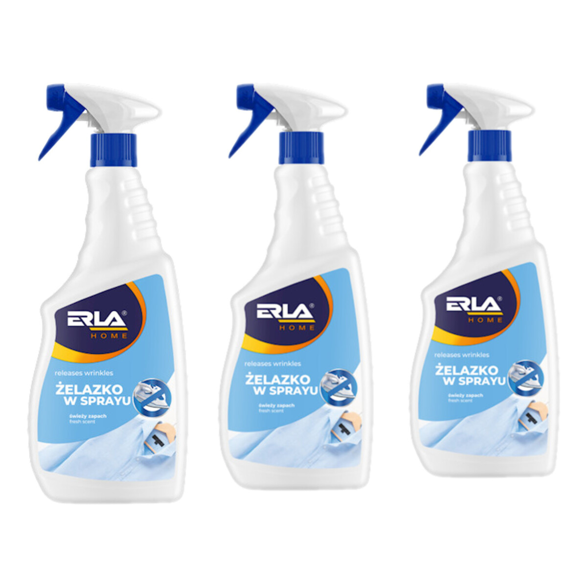 Erla Home Żelazko w sprayu 3x750ml