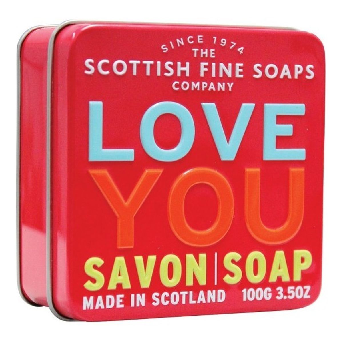 The Scottish Fine Soaps Love You Soap In A Tin Mydło w puszce 100g