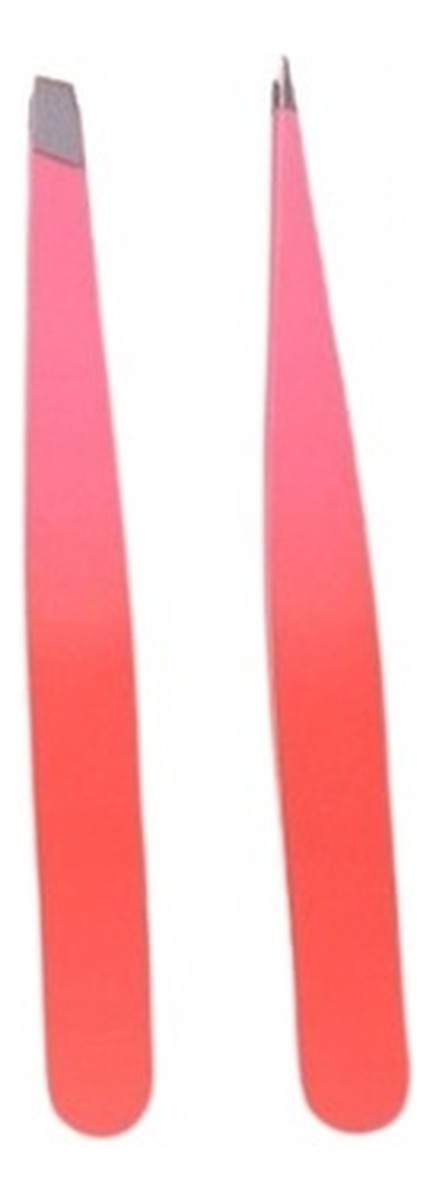 Pęseta Do Regulacji Brwi 2szt 9,5cm Ombre Koral AK14