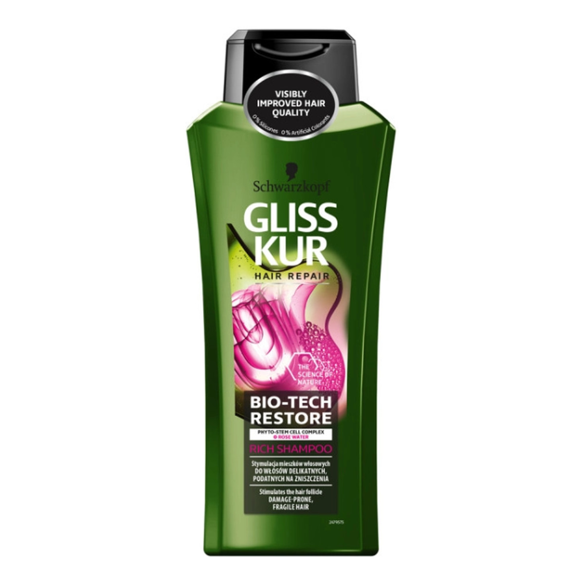 Gliss Bio-Tech Restore szampon do włosów delikatnych i podatnych na zniszczenia 400ml