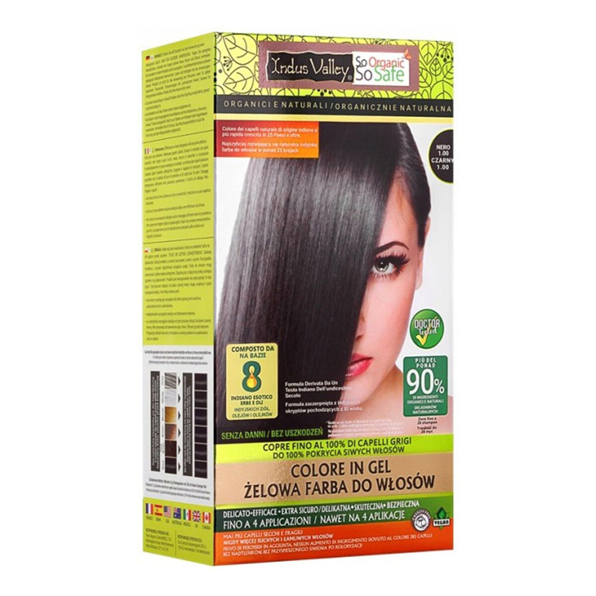 Indus Valley Gel Colour Żelowa farba do włosów