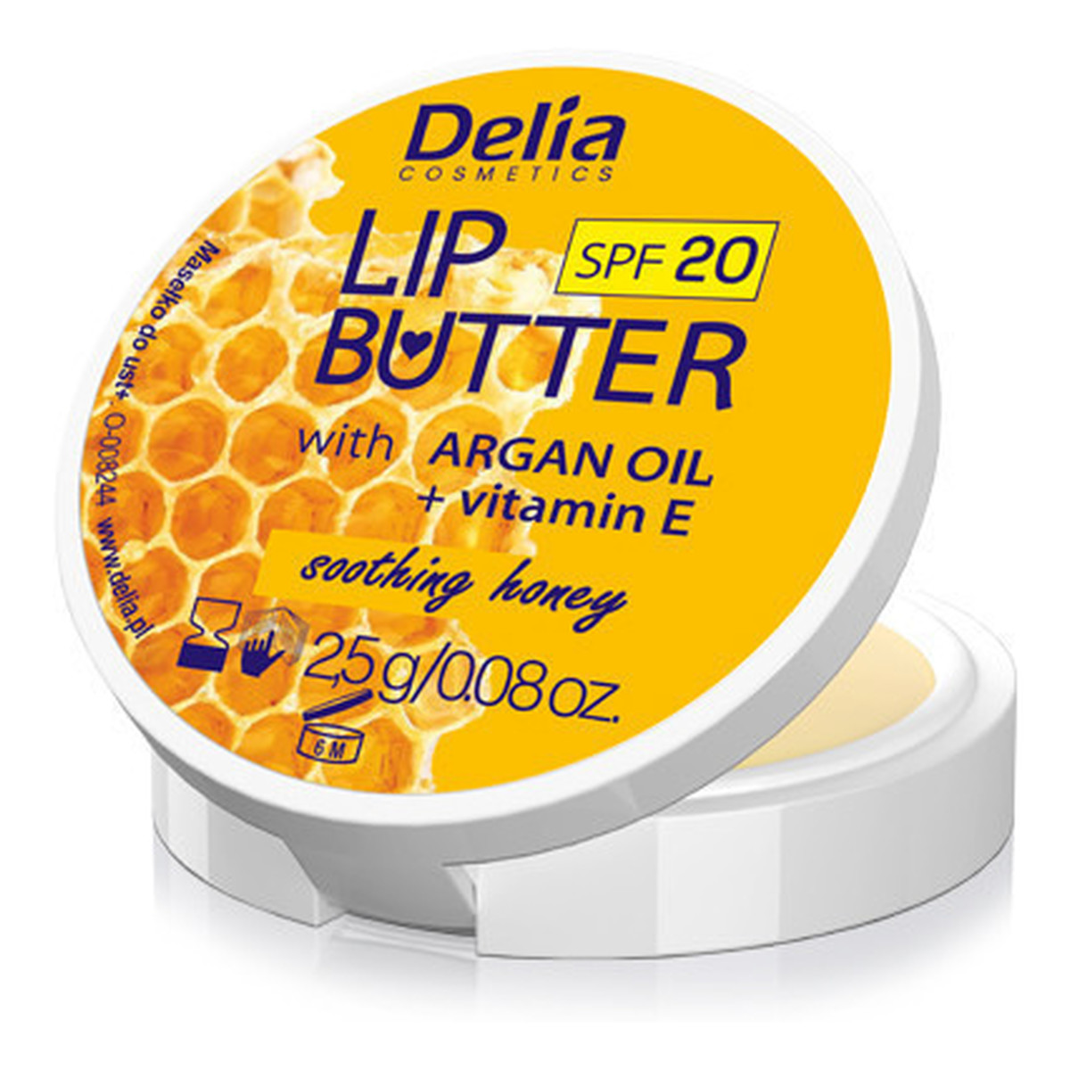 Delia Lip Butter masełko do ust Kojący Miód 2g