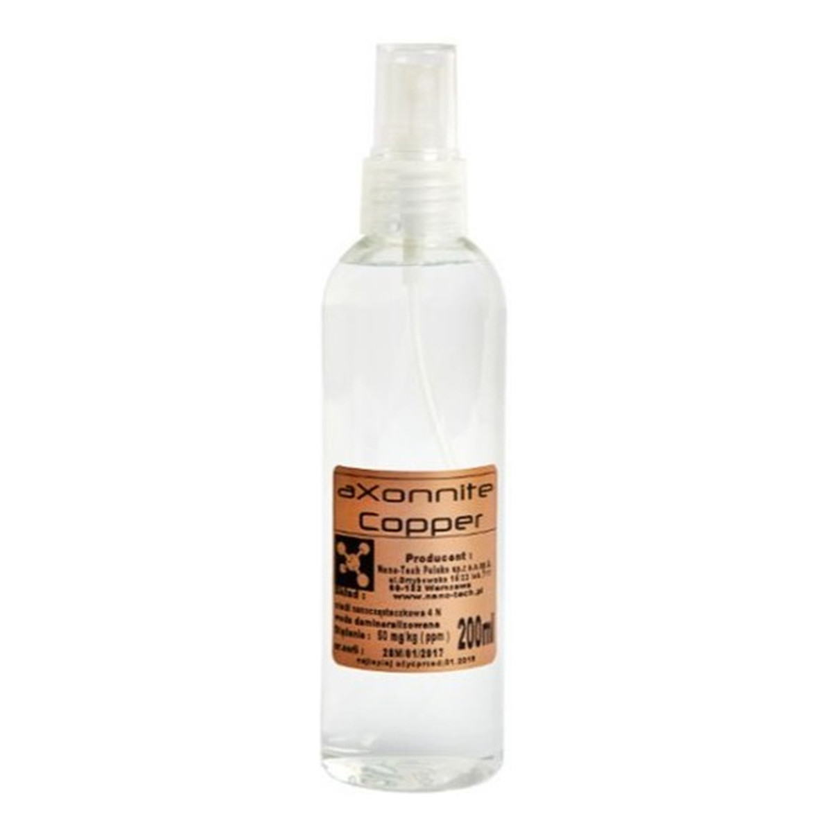 Nano Tech Axonnite copper miedź koloidalna 200ml