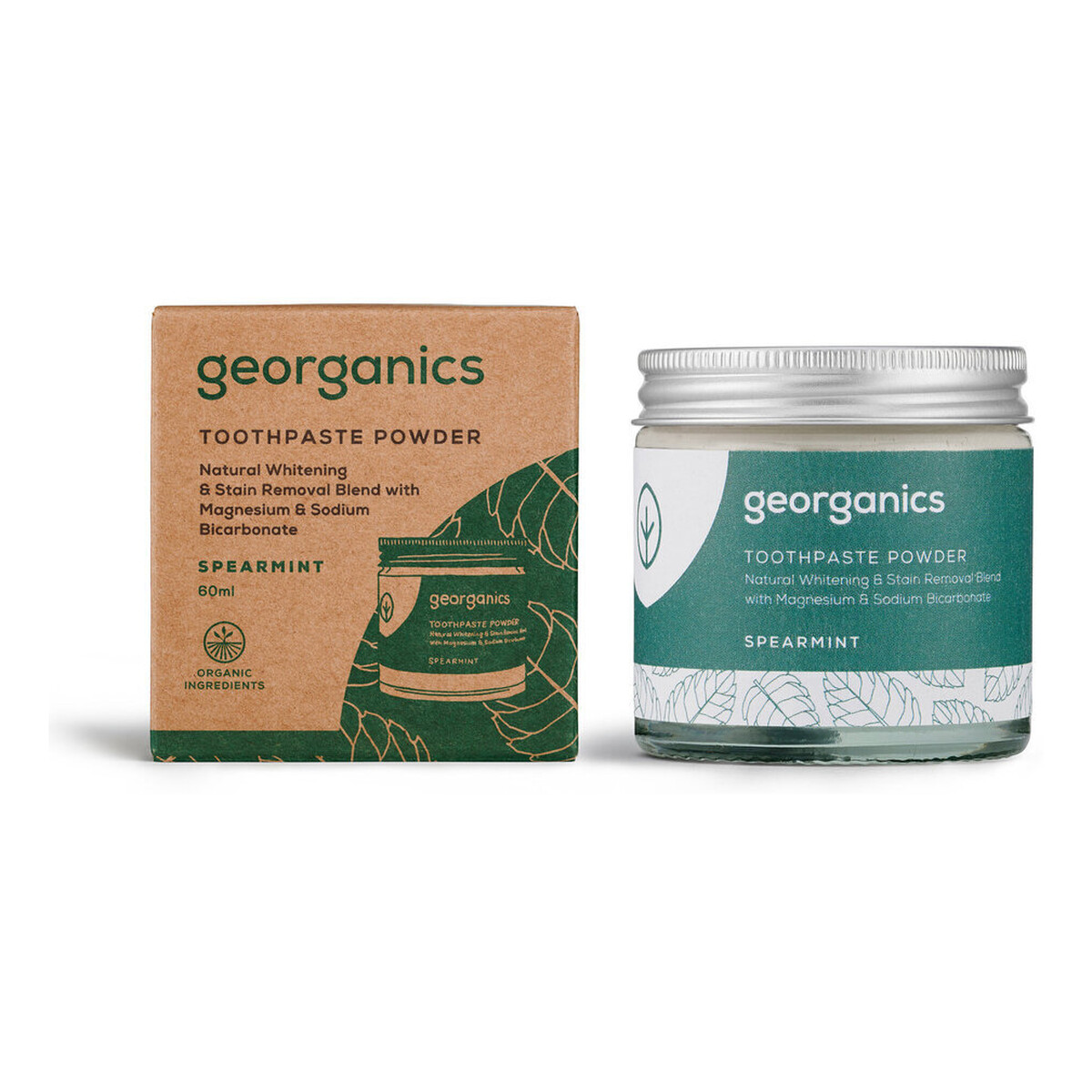 Georganics Proszek do czyszczenia zębów 60ml