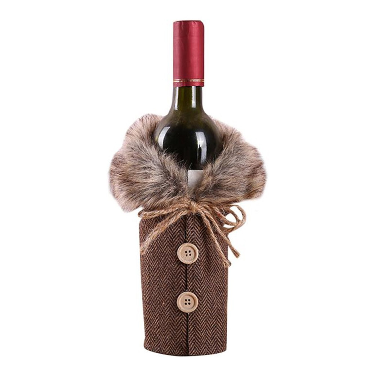 Ecarla Pokrowiec na butelkę świąteczny