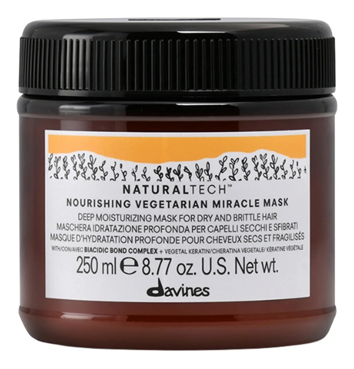 Naturaltech nourishing vegetarian miracle mask odżywcza maska do włosów suchych i osłabionych