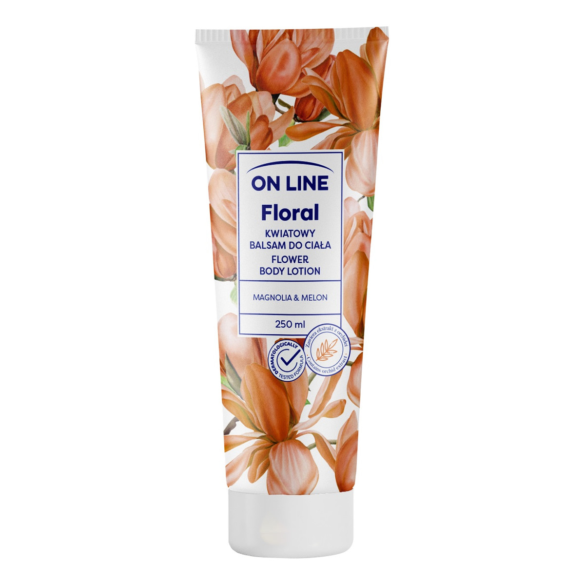 On Line Floral Kwiatowy balsam do ciała - Magnolia & Melon 250ml