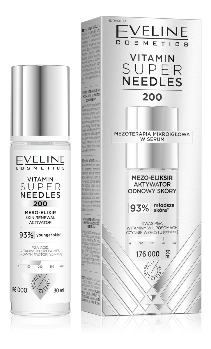 Vitamin super needles 200 mezo-eliksir aktywator odnowy skóry