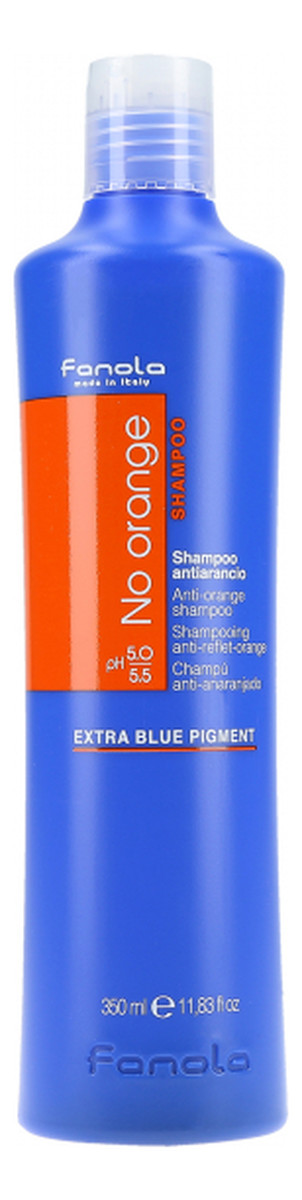 Anti-Orange Shampoo Szampon niwelujący miedziane odcienie do włosów ciemnych farbowanych