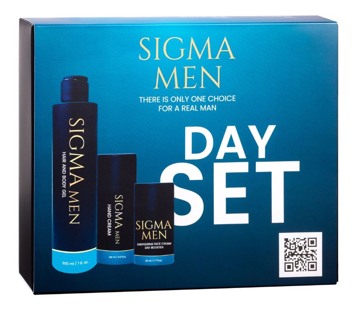 Zestaw żel do mycia ciała i włosów 200ml + krem do rąk 100ml + krem na dzień 50ml